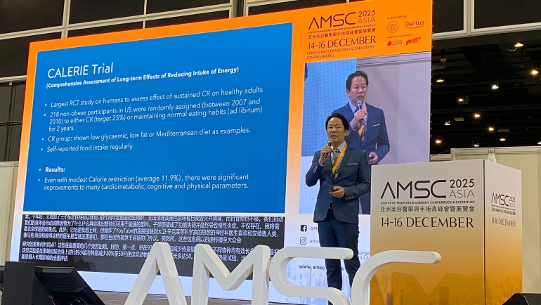 Dr. Stephen Chan Shares Insights on Longevity at AMSC Asia 2025
